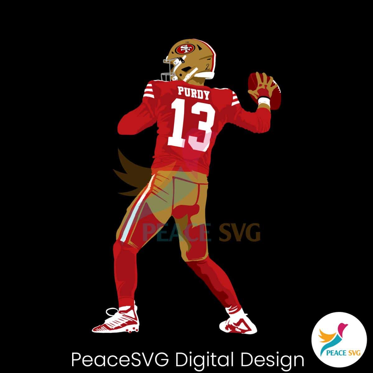brock-purdy-san-francisco-49ers-player-svg-digital-download