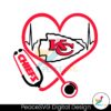 stethoscope-heartbeat-nurse-kansas-city-chiefs-svg