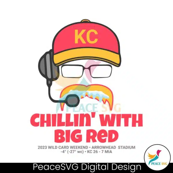 chillin-with-big-red-wild-card-weekend-svg