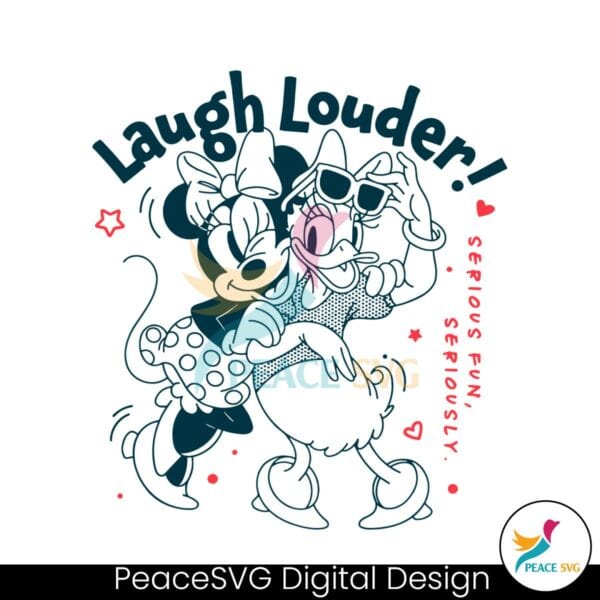 daisy-and-donald-laugh-louder-svg
