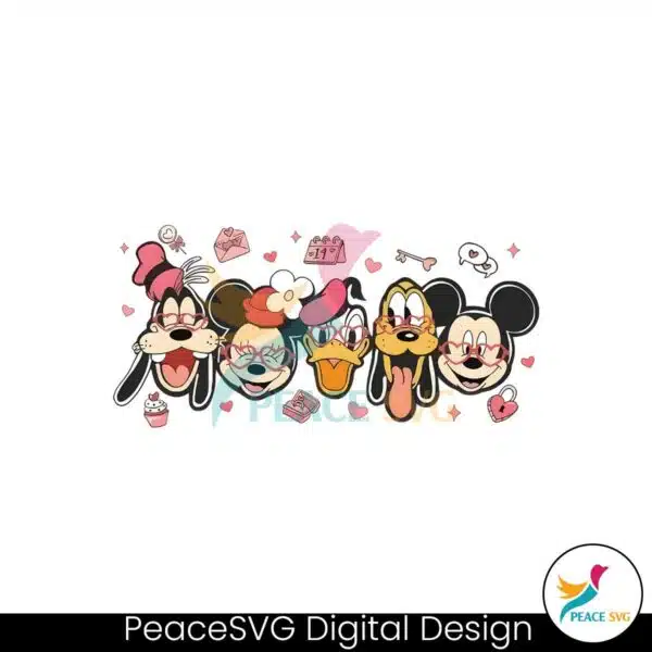 groovy-mickey-and-friend-valentines-day-png