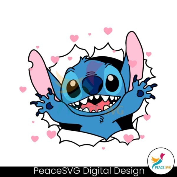 stitch-cute-happy-valentine-svg