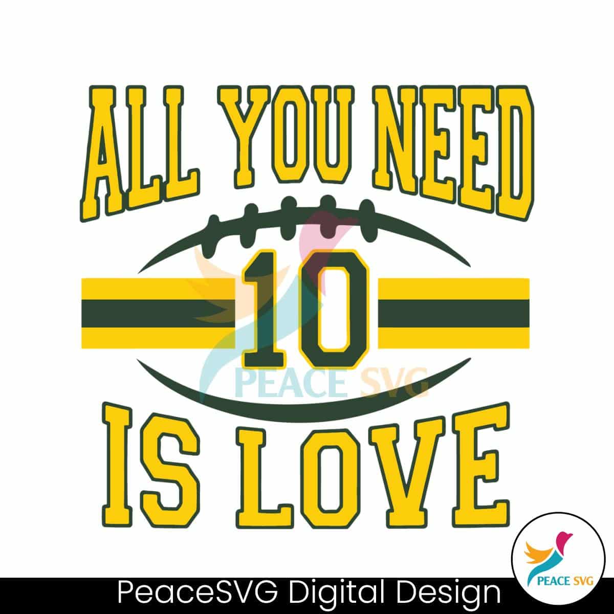 all-you-need-is-love-green-bay-svg