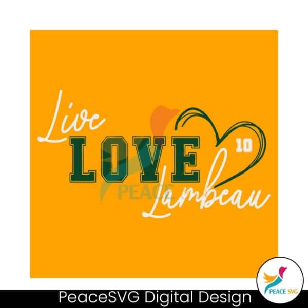 live-love-lambeau-number-10-heart-svg