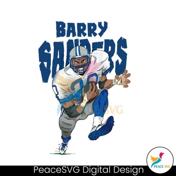 barry-sanders-detroit-football-player-png