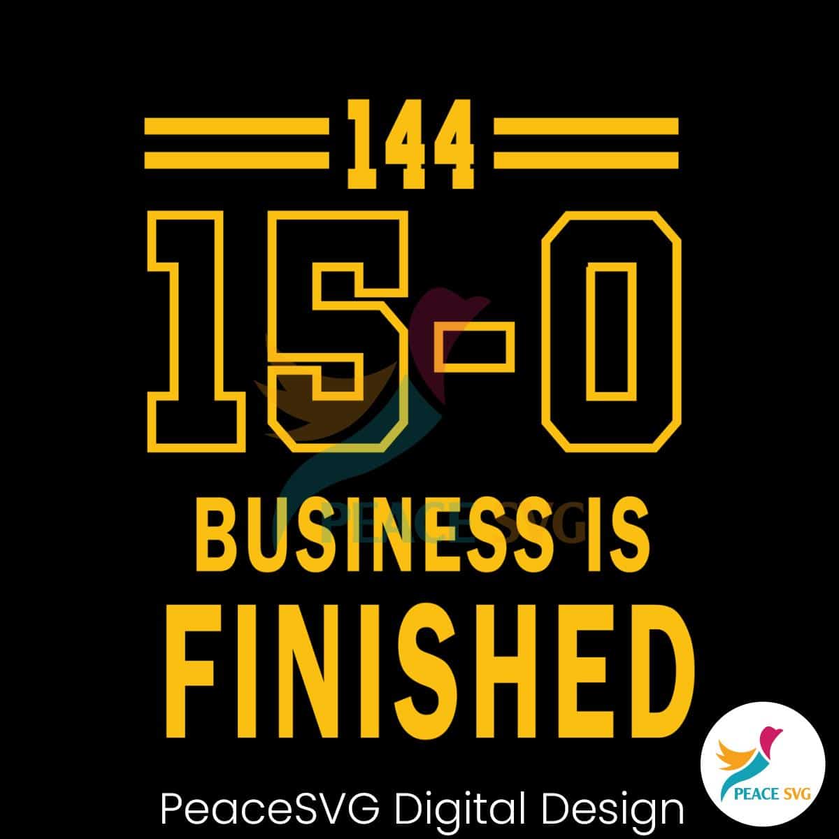 Business Is Finished Michigan 144 Team SVG