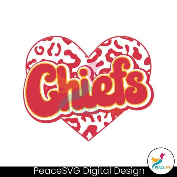 football-team-chiefs-heart-leopard-svg