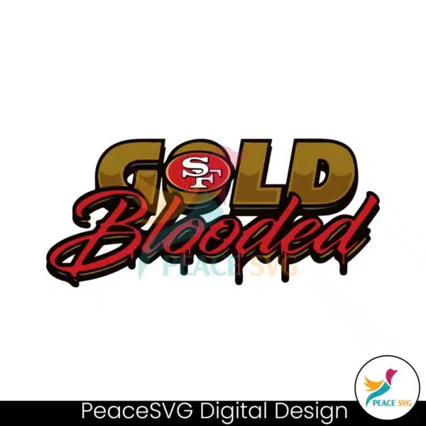 gold-blooded-san-francisco-49ers-svg