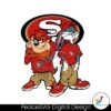 looney-tunes-hip-hop-san-francisco-49ers-svg