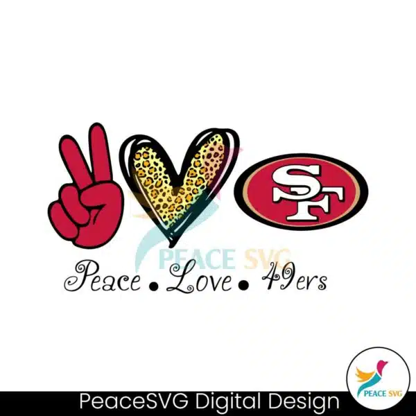 groovy-peace-love-49ers-football-svg