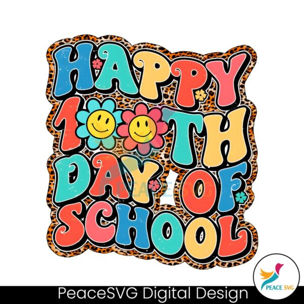 leopard-happy-100th-day-of-school-png