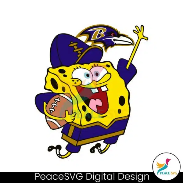 baltimore-ravens-football-spongebob-svg