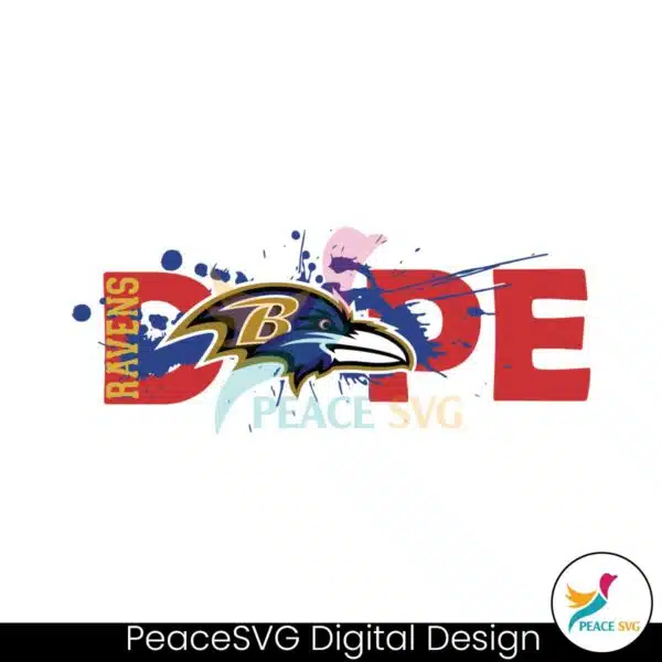 dope-baltimore-ravens-football-team-svg