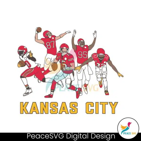 kansas-city-chiefs-football-player-svg