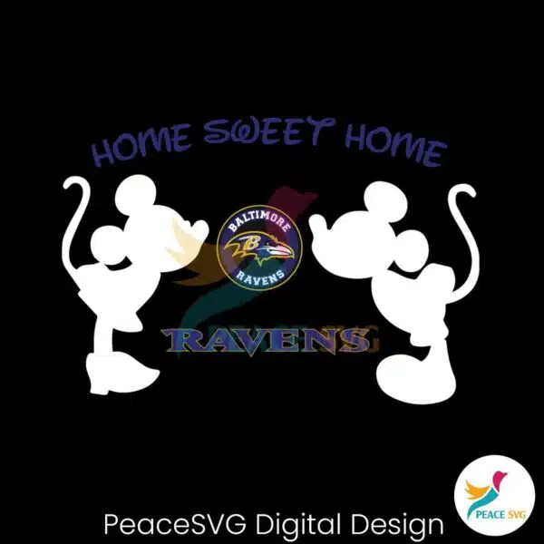 mickey-minnie-home-sweet-home-ravens-svg