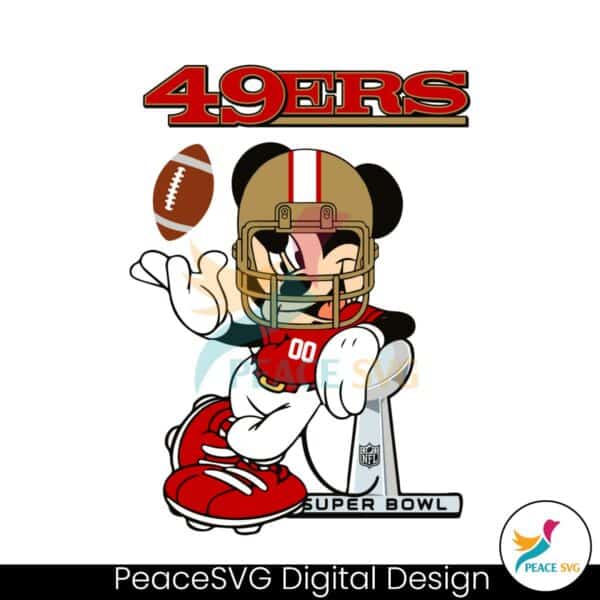 san-francisco-49ers-mickey-mouse-super-bowl-svg