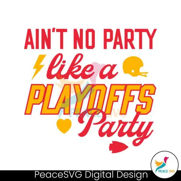 aint-no-party-like-a-playoffs-party-svg