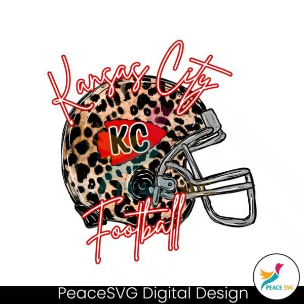 kansas-city-football-leopard-helmet-png