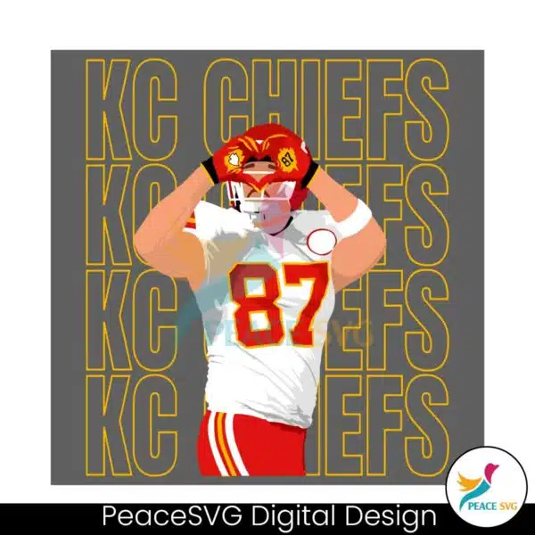 kansas-city-kc-chiefs-player-heart-hand-87-png