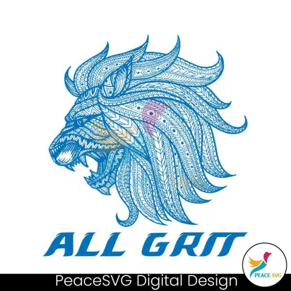 vintage-nfl-all-grit-lions-logo-svg