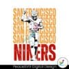 nfl-san-francisco-niners-player-svg
