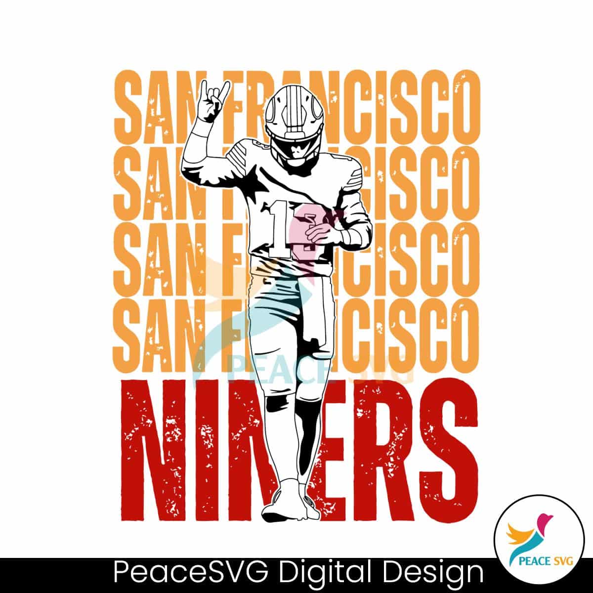 nfl-san-francisco-niners-player-svg