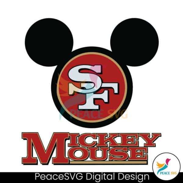 mickey-mouse-san-francisco-49ers-svg