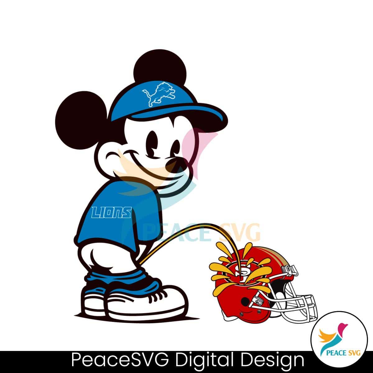 mickey-lions-piss-on-49ers-helmet-svg