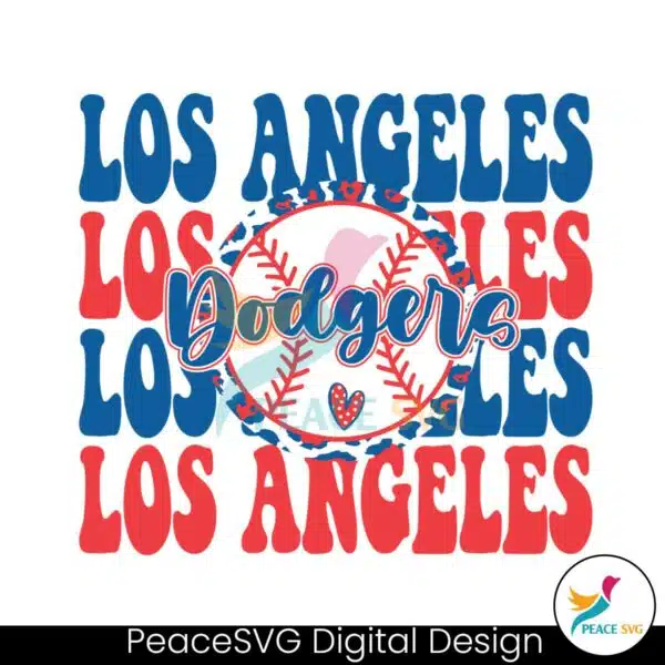 los-angeles-dodgers-baseball-mlb-svg