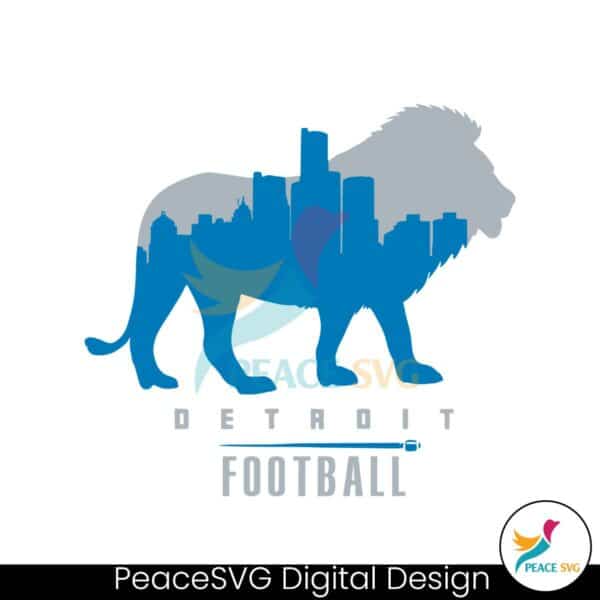 detroit-football-lions-skyline-svg-digital-download