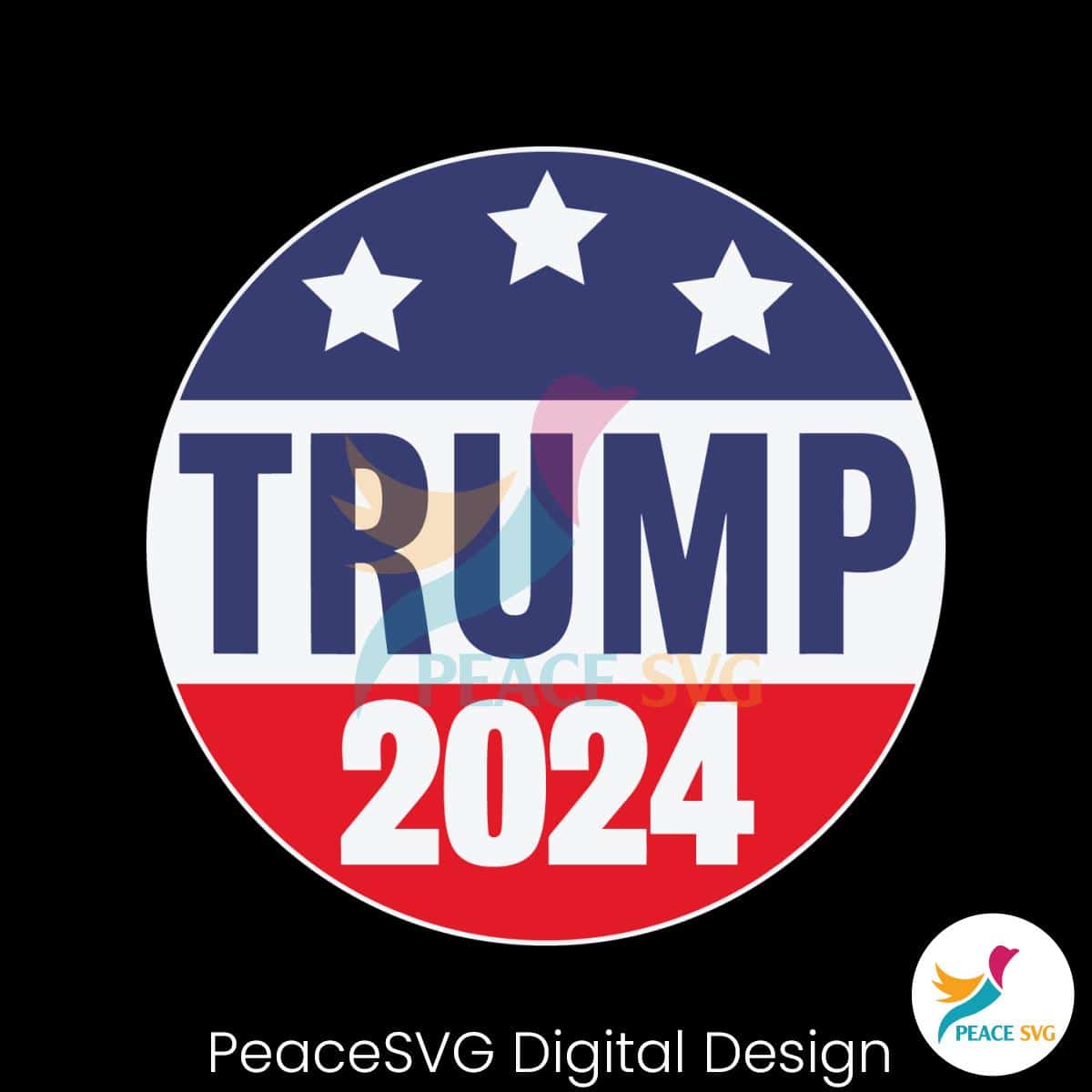 Trump 2024 President Elections SVG » PeaceSVG