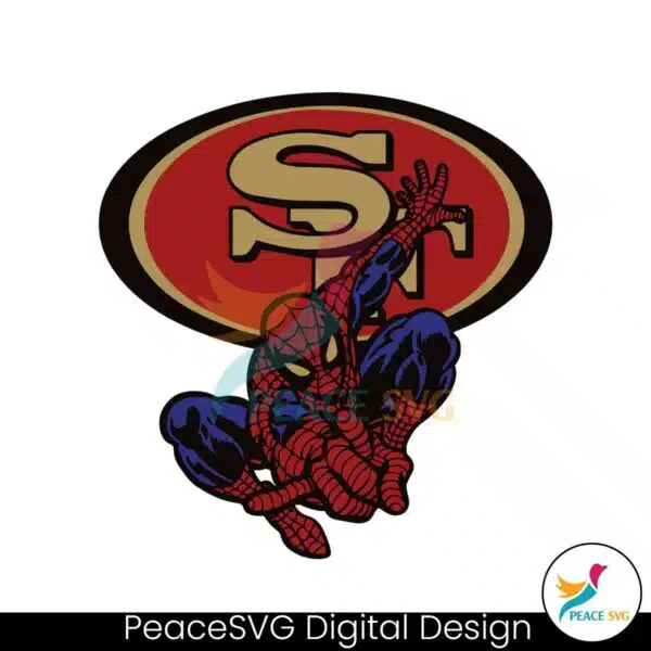 spiderman-san-francisco-49ers-svg