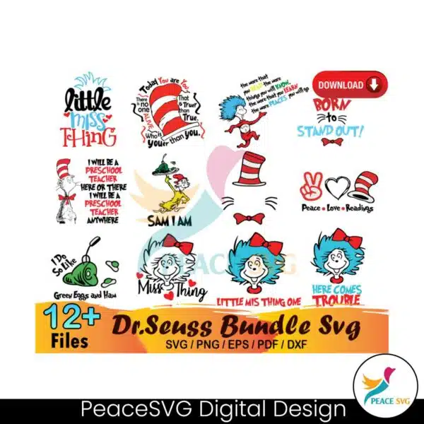 12-dr-seuss-hat-retro-bundle-svg