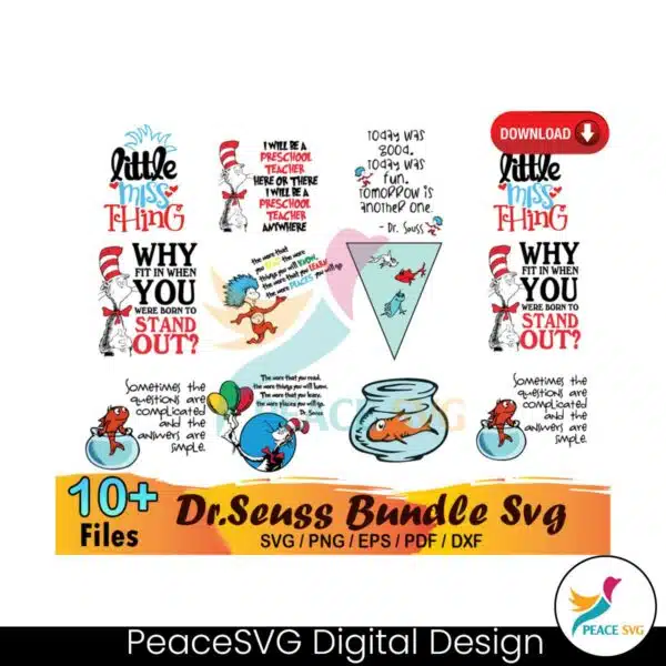 10-dr-seuss-quotes-bundle-svg