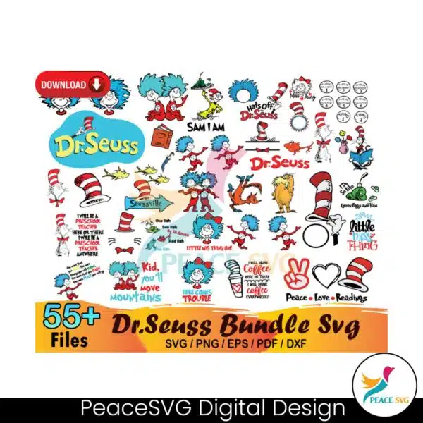 55-dr-seuss-bundle-cat-in-the-hat-svg