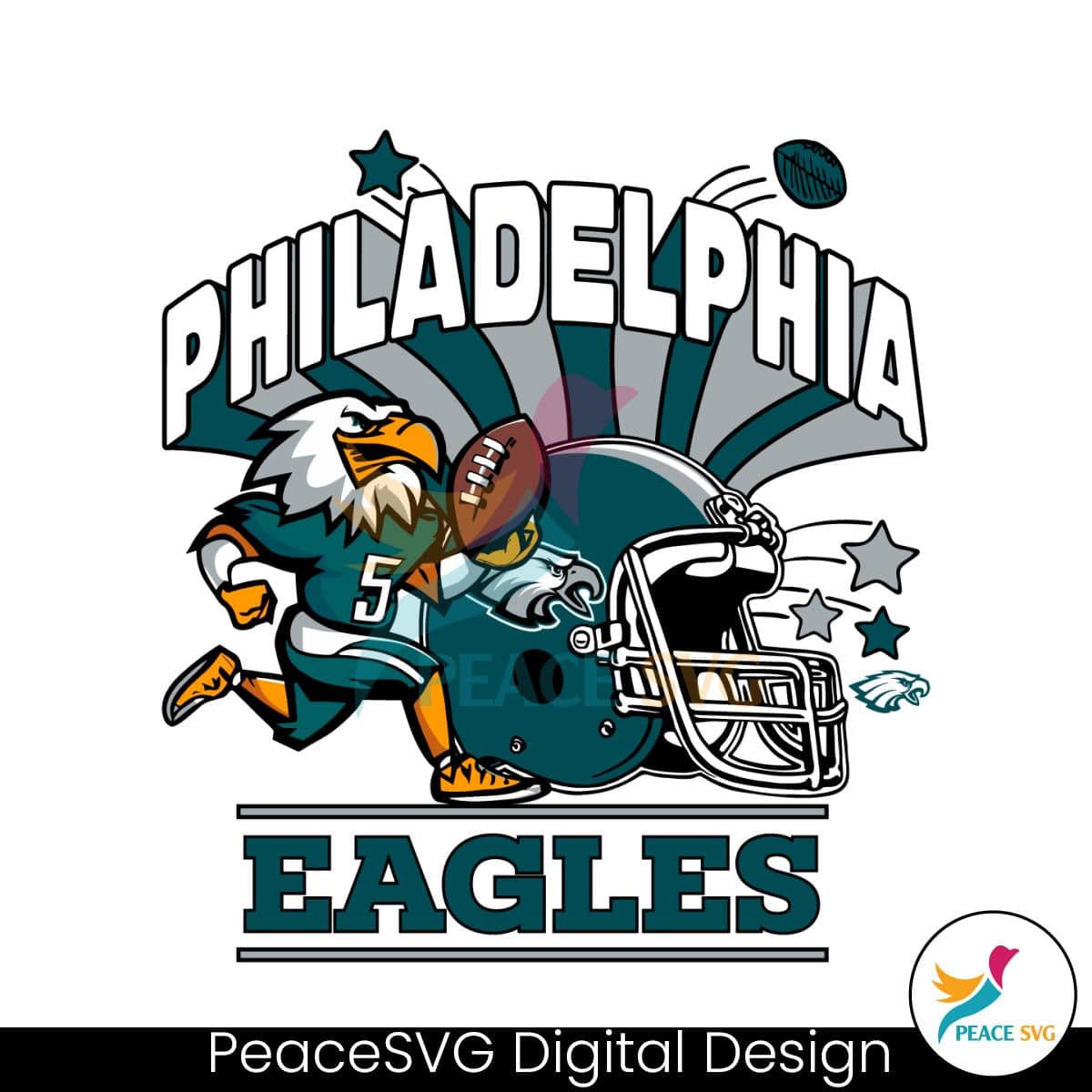 Philadelphia Eagles Play Football Svg Digital Download » PeaceSVG