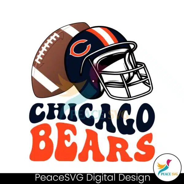 chicago-bears-football-helmet-svg-digital-download