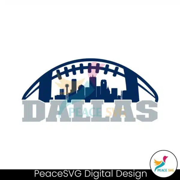 dallas-football-skyline-svg-digital-download