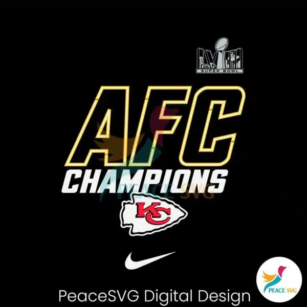 kansas-city-chiefs-2023-afc-champions-iconic-svg