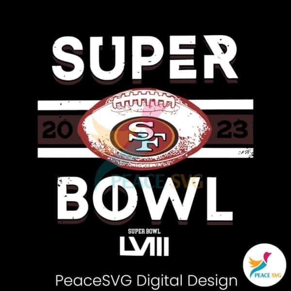 san-francisco-49ers-football-super-bowl-lviii-svg