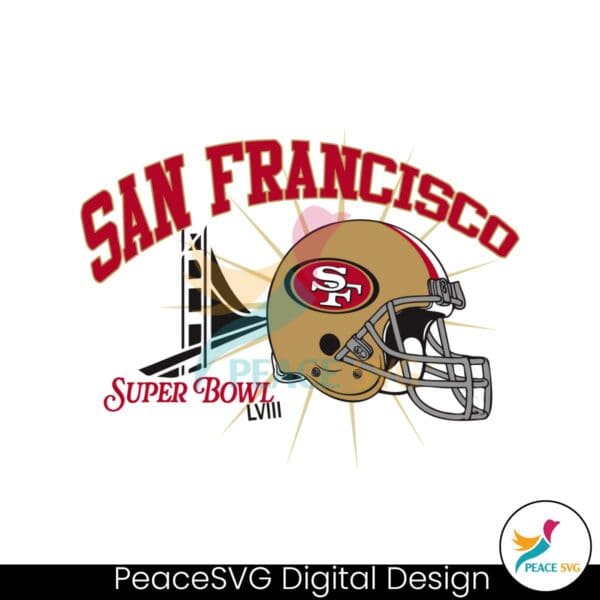 san-francisco-super-bowl-lviii-helmet-svg