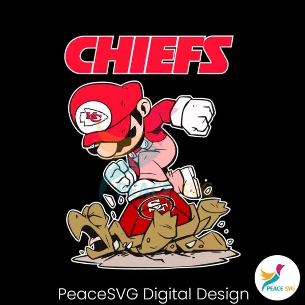 mario-chiefs-stomps-on-san-francisco-49ers-svg