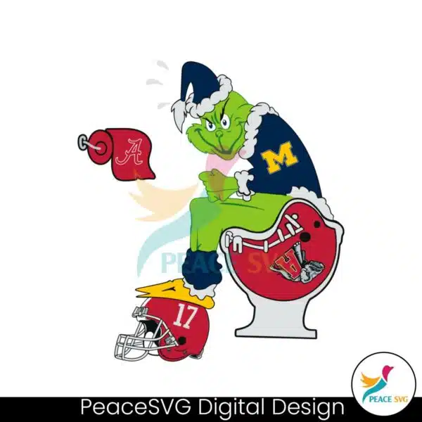 grinch-michigan-wolverines-college-football-svg