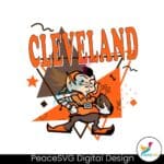 Brownie the Elf Cleveland Browns Football SVG » PeaceSVG