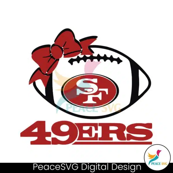 san-francisco-49ers-football-bow-tie-svg