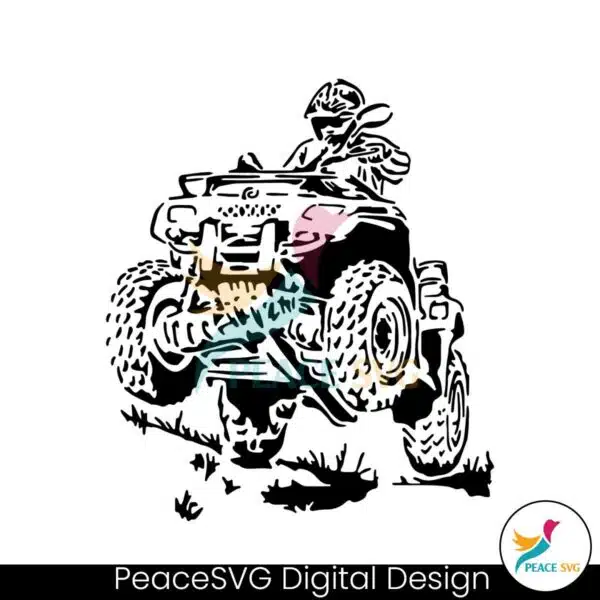 vintage-4-wheeler-atv-bike-terrain-vehicle-svg