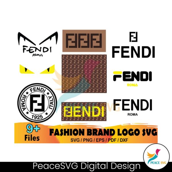 9-files-fendi-logo-bundle-svg