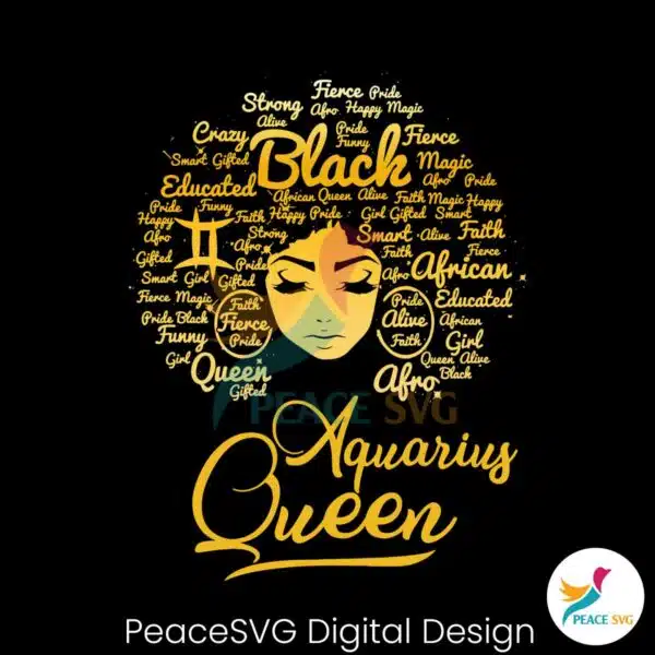 aquarius-queen-birthday-black-queen-svg