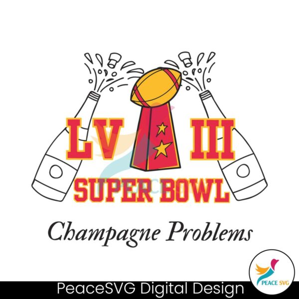 super-bowl-lviii-champagne-problems-svg
