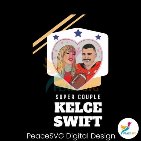 super-couple-kelce-swift-football-png